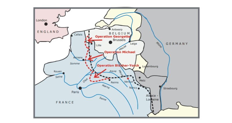 Western front, 1918
